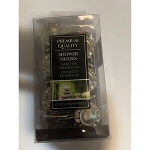 Shower Hooks - Premium Quality - 12 Pieces - NEW IN PACKAGE